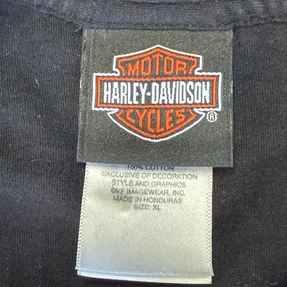 vintage 2011 harley davidson stanford tx graphic t-shirt - Picture 5 of 7